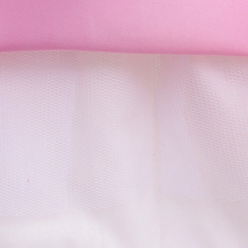 Pink Kid Girl Wedding Dress Baby Pageant Girl Party Princess Birthday Dress Children Clothes Bow Lace Gown Elegant Vestidos