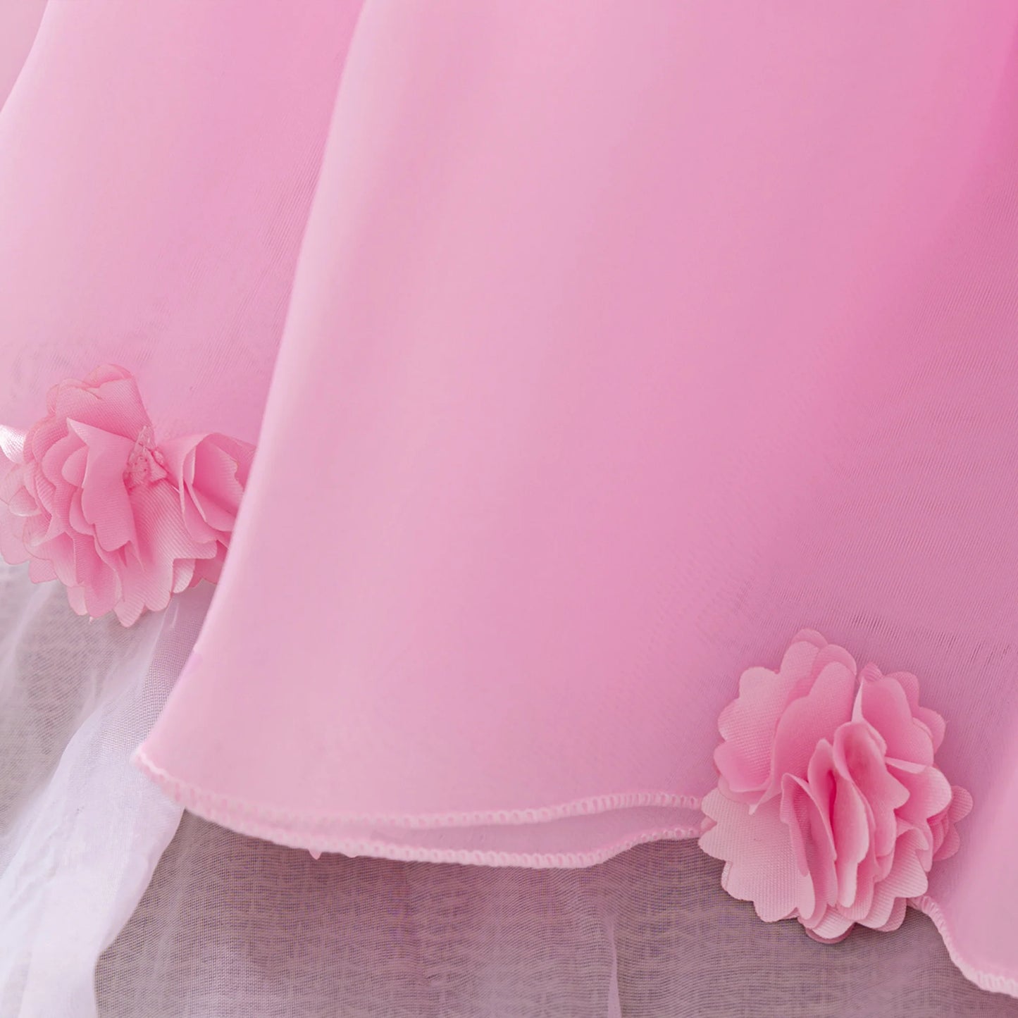 Pink Big Bow Party Baptism Baby Girl Dress Toddler Flower Wedding Bridesmaids Dress for Girls Elegant 1st Birthday Prom Costumes